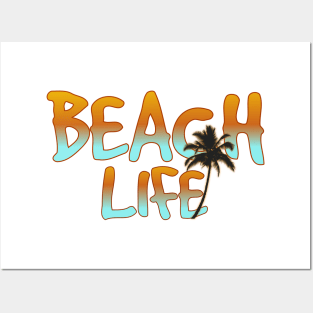 Beach t-shirt designs Posters and Art